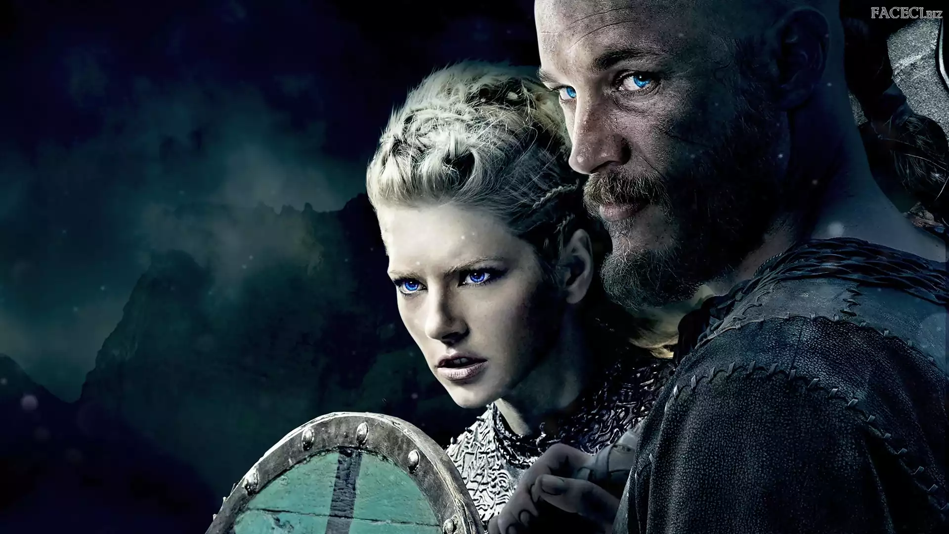 Katheryn Winnick, Travis Fimmel, Vikings, Serial, Wikingowie